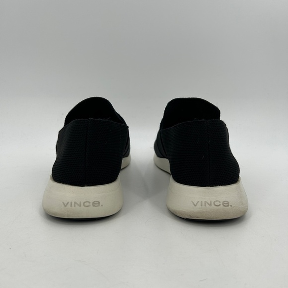 VINCE Women's Black White Aston Slip On Mesh Knit Lightweight Sneaker Shoes 8 - Picture 5 of 9